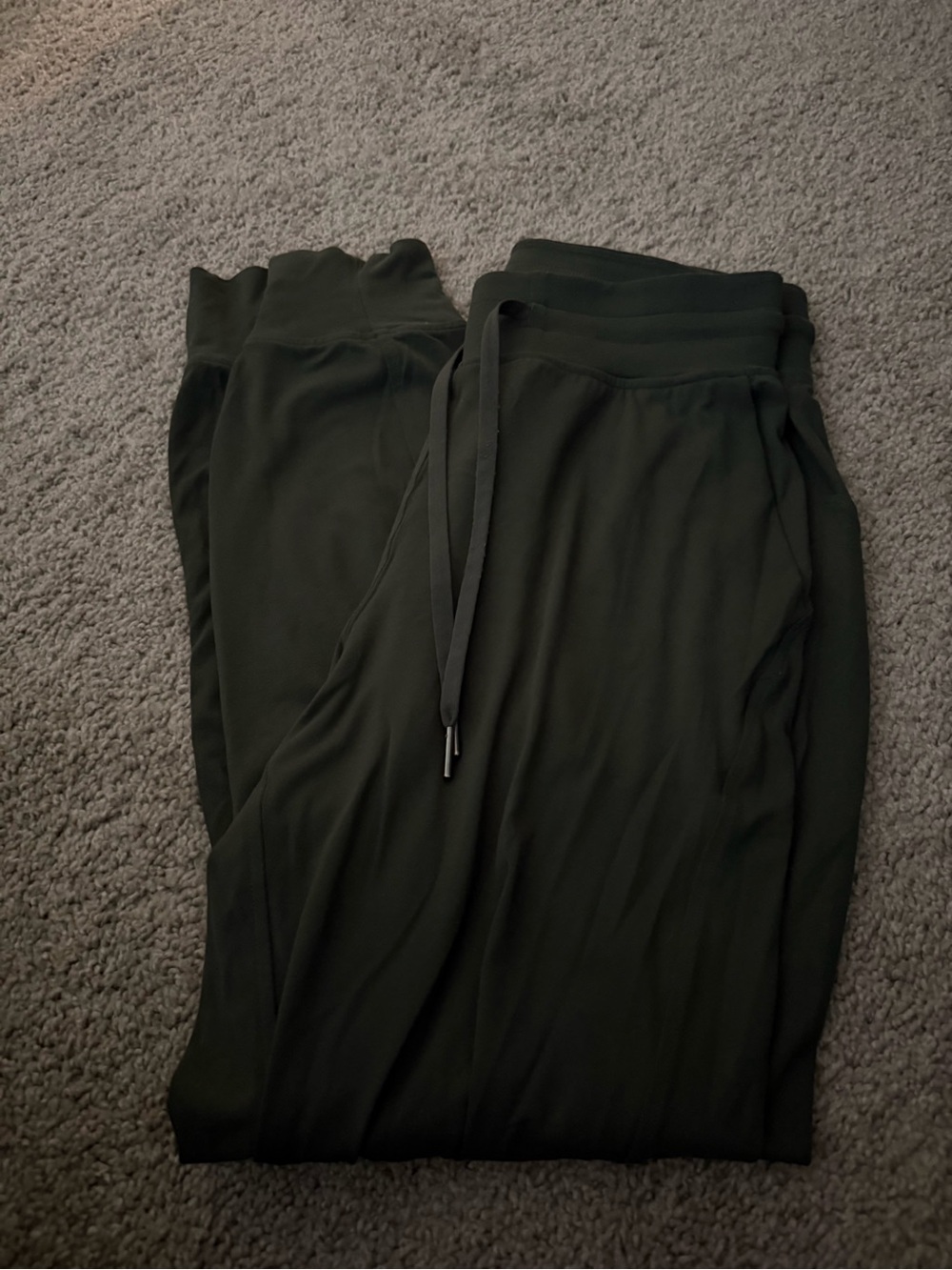lululemon athletica Dark Olive Drawstring Joggers